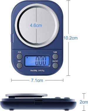 Flip Scales for Paint Mixing (0.01g)