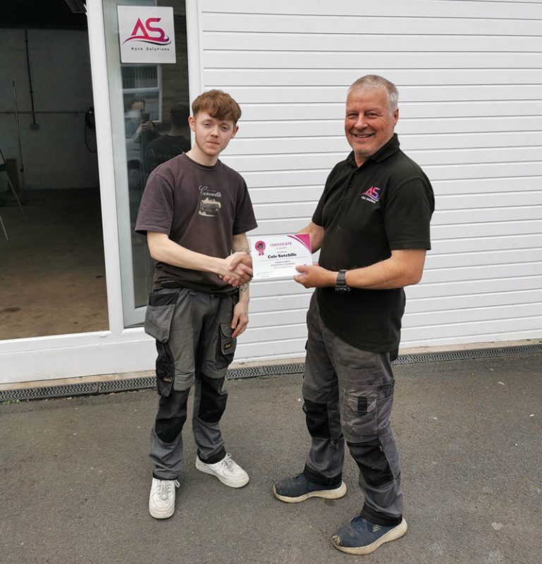 Congratulations to Cole Sutcliffe of Cox motor group, SmartFix, on completion of our Smart Repair training course. click to check out his review