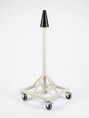 Heavy-Duty Mobile Single Wheel Painting Stand