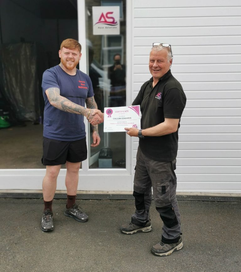 Congratulations to Cai Edwards of Edwards Glass Repair, on completion of his Trim & Fibre repair training course. click to check out his review